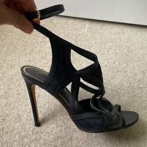 Louis Vuitton black stilettos
